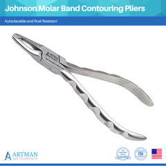 Johnson Orthodontic Molar Band Contouring Pliers ARTMAN