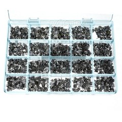 50 Sets Dental Ortho MIM Monoblock Brackets Mini MBT/Roth.022 Hooks 345 AZDENT