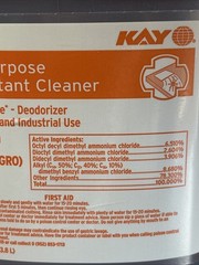 New Kay Orange Multipurpose Disinfectant Cleaner, 1 Gallon Restaurant Industrial