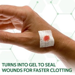 CURAD BloodStop® Wound Dressing | 1” x | 10 Count (Pack of 1), Cur0055