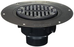 Soux Chief 822-2PS Halo Drain Adjustable Floor Drain Schlage 40 Hub Connection