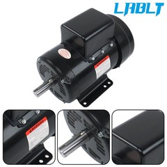 LABLT Farm Duty 5HP Motor Single-phase 184T TEFC 1800RPM 208/230V 1-1/8″ Shaft