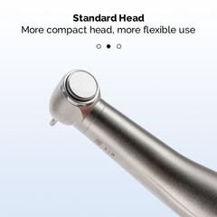 Dental Electric LED Standard 1:5 Fiber Optic Contra Angle Handpiece High Speed