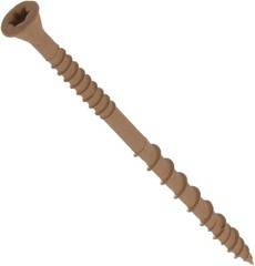 Simpson Strong-Tie Deck-Drive DSV wood screw #10×3″ DSVT3MB Tan 1,750 Exterior