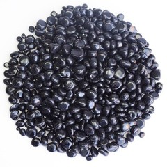 XMHOME 3 Pounds Black Obsidian Polished Stones Natural Tumbled Gemstones for…
