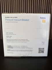 Zurn-Wilkins 1-720A Pressure Vacuum Breaker 1 in. With Union Ball Valves NEW