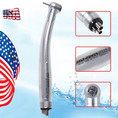 10pcs Dental High Speed Handpiece Standard Push Button Single Way Spary 4 Holes