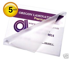 200/pack Small Menu size 5 Mil Hot Laminating Pouches 11-1/2 x 17-1/2 Clear
