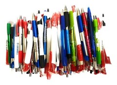 100ct Wholesale Mixed Lot Misprint Ball Point Retractable Click Pens