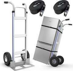 Heavy Duty 600Lb Capacity Hand Truck & Appliance Dolly for Equipment & Furniture