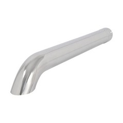 Stainless Steel Curved Exhaust Pipe Stack For Farmall IH 1026 1066 1466 w/Clamp