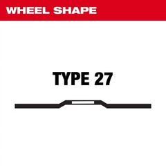 Milwaukee 49-94-0707 4-1/2″ Ceramic Metal Grinding Wheel Type 27 NEW
