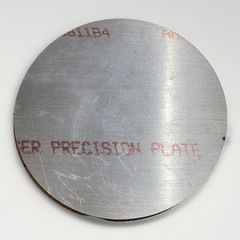 3/8” (.375”) Thick Disc 9 5/8″ Diameter Circle Round 6061 Aluminum Waterjet Cut