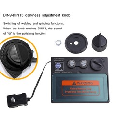Practical Solar Auto Darkening Welding Helmet Goggle Lens Keep Face from Peeling