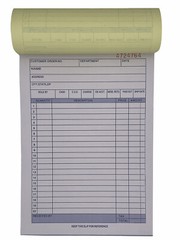 5 Pack Receipt Large Sales Order Book Invoice Duplicate Copy 50 Sets 5.5″ X 8″5