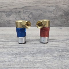 Imperial Swivel Tek USA Right Angle Brass Quick Coupler Refrigeration 25L 25H