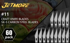 60 Pack Exacto Knife Blades 11, Craft Knife Blades Replacement, Exacto Blade 11,