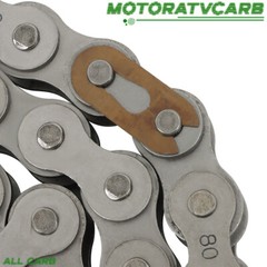 ALL-CARB #80 Heavy Duty Roller Chain × 10 Feet With 1 Connector