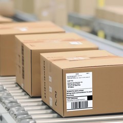 RONGTA 4×6 Thermal Labels, Fanfold Shipping 1 stack | 500 labels, White