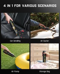 Fanttik Slim V10 APEX Cordless Car Vacuum Handheld 19kPa w/Digital Display