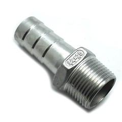 US Stock 3/4″ Male Thread Pipe Fitting 20mm Barb Hose Tail Connector SS 304 NPT