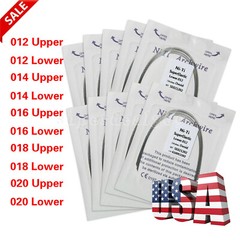 Dental Ortho Super Elastic Niti Arch Wire Round Ovoid Form for Bracket Braces