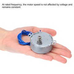 TYC-50 Small Synchronous Motor 100-127V AC 10-12RPM Shaft CW/CCW 4W 2kgf.cm