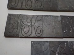 FONT LETTER MONOGRAM SCRIPT NUMBER LETTER PLATES FOR ENGRAVER ENGRAVING #3