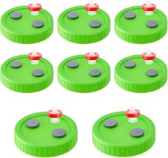 Mushroom Liquid Culture Mycelium JAR LIDS,Set of 12, Wide Mouth With PTFE Filter