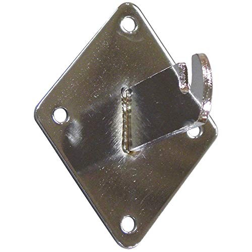 Dazzling Displays Chrome Gridwall Mount Brackets For Grid or Slatgrid Panels – B