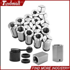 Findmall 5C Collet Set 15 Pc 1/8 to 1 Inch Fractional 5 Pc Collet Block Kit