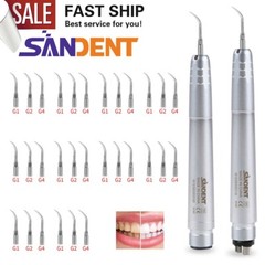 Dental Air Scaler Handpiece Fit NSK 4 holes 3Tips G1,G2,G4 Super Sonic