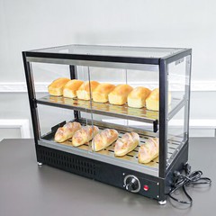 Bakery Oven Countertop Warmer Showcase Display Shelf 86 to 120 Degrees F