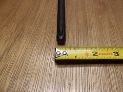1/2-13 X 12″ LEFT HAND Fully Threaded All Thread Rod Low Carbon Plain Steel LH