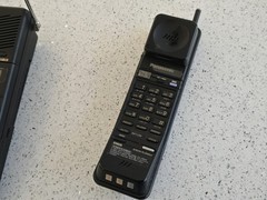 Vintage 1990s Cordless Phone Panasonic KX-T4300 Answering Machine 90s | Read