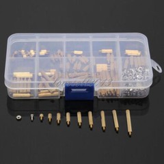 270 Pcs Male Female Brass PCB Spacer Standoff Screw Nut Threaded M2