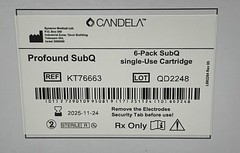 6 PACK- Syneron Candela Profound SubQ Single-Use Cartridge KT76663 Tip AS87913