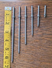 Vintage L. S. Starrett No. 124 Inside Micrometer Set w/(6) Rods (2-8″) & Case