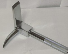 36″ Halligan bar with Nickel Finish. Hardened High Carbon Steel. 11 Lbs – A