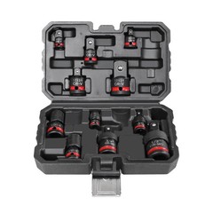11-Piece Impact Socket Adapter Set-Impact Rated Drill Socket Adapters&Extensi…