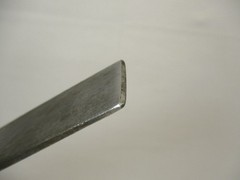 Hand Scraper with ” Scraped ” Finish Way Scraper 18″ Long w/ Handle Blunt End VG