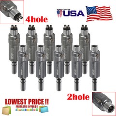 USA NSK Style Dental Slow Low Speed Air Motor Handpiece 2/4 Hole E-type B2/M4