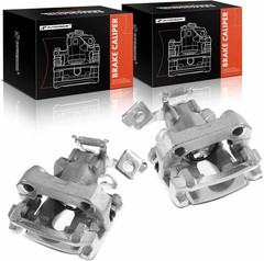 2010-2015 Toyota Prius Plug-In L4 1.8L Rear Brake Caliper Assembly Bracket Pair