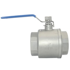 3 inch 3″ NPT Ball Valve,316 Stainless Steel Full Port,2-Piece 2Pack