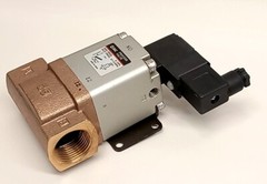 SMC VNB412B Solenoid Process Valve Ports 1-2/ 1/8″ NPT Ports A-B/1″ NPT DC21-26V