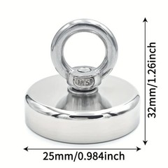 Super Strong Neodymium Fishing Magnet Hook N52 Heavy Duty Rare Earth Magnet with