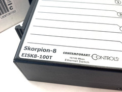 Contemporary Controls EISK8-100T Skorpion Ethernet Switch CTRLink 8-Port