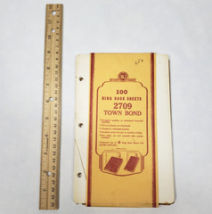 Vintage Wilson Jones Ring Book Sheets 2709 Town Bond 40 Pages 3 Hole Punched USA