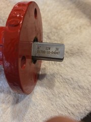 Bray 6″ Wafer/Butterfy Valve, Stainless Steel Shaft And Blade, No Handle, NEW