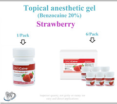Dental Gingicaine Topical Gel Mint Julep, Bing Cherry, Banana, 1-6 oz Exp: 02/29